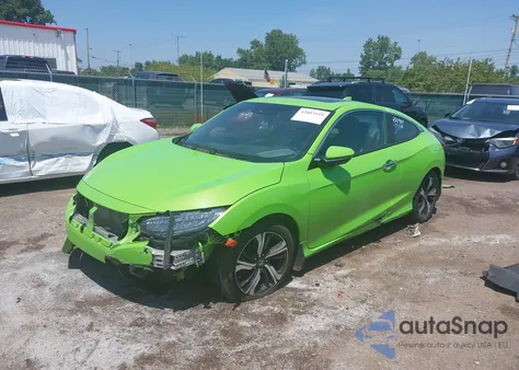 2016 Honda Civic Touring z USA, uszkodzony, nr VIN 2HGFC3B96GH358001